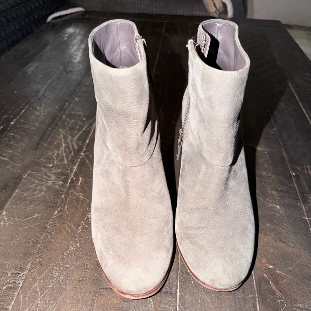 Cole Haan Light Gray Ankle Booties